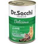 Dr. Sacchi 400 gr Kuzu Etli Kedi Konservesi
