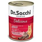 Dr.Sacchi 400 gr Sığır Etli Yetişkin Kedi Konservesi