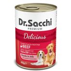 Dr.Sacchi 400 gr Sığır Etli Yetişkin Köpek Konservesi