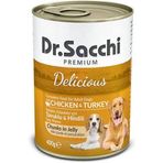 Dr.Sacchi 400 gr Tavuklu Hindili Köpek Konserve