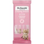 Dr.Sacchi 4'lü Paket Creamy Snack Kitten Chicken Sıvı Kedi Ödülü