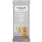Dr.Sacchi 4'lü Paket Creamy Snack Sterilised Salmon Sıvı Kedi Ödülü