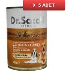 Dr.Sacchi 5x400 gr Tavuklu Hindili Köpek Konserve