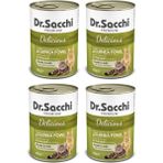 Dr.Sacchi Av Hayvanlı 4x400 gr Yetişkin Kedi Konservesi