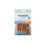 Dr. Sacchi Dr.Sacchi Premium Tavuk Sargılı Beyaz Sığır Derisi Burgu Çubuk Tahılsız Köpek Ödülü 5" 9-11 Gr 10'lu