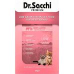 Dr. Sacchi Premium Düşük Tahıllı Sığır ve Kuzu Etli 10 kg Yavru Kedi Maması