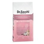 Dr. Sacchi Premium Düşük Tahıllı Sığır ve Kuzu Etli Yavrular İçin 10 kg Kedi Maması
