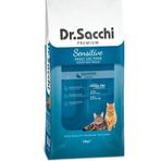 Dr.Sacchi Premium Sensitive 15 kg Salmon Yetişkin Kedi Maması