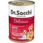 Dr.Sacchi Sığır Etli 24x400 gr Köpek Konservesi
