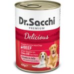 Dr. Sacchi Sığır Etli Küçük Irk Yetişkin 400 gr Yaş Köpek Mama