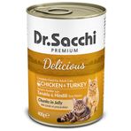 Dr.Sacchi Tavuk ve Hindili 400 gr Yetişkin Konserve Kedi Maması