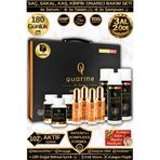 Dr.Sammy's Quarine Serum, Şampuan, Saç Vitamini İçeren Dökülme Karşıtı 6 Aylık Bitkisel Avantaj Set (102 Aktif)