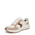 Dr. Scholl's Kadın Hannah Retro Bağcıklı Moda Spor Ayakkabı, Tofu/Leopar Mikrofiber, 7.5