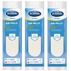Dr. Scholl's Tabanlık Air-Pillo Yastıklama - 3 Çift (Erkek Bedenleri 7-13 ve Kadın Bedenleri 5-10)