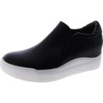 Dr. Scholl's Time Off Wedge Siyah Pürüzsüz Kadın Sneaker