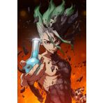 Dr. Stone Notebook: 120 Lined Paper Book for Writing, Perfect Present for Anime Fans, Notebook Diary 6 X 9 Inches