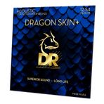 DR Strings DRAGON SKIN+ - Kaplamalı Fosfor Bronz Akustik Gitar Telleri - DAP-12 - Rahat Hissi ve Uzun Ömürlü Üstün Ses: Işık 12-54