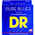 DR Strings PB-40 Pure Blues bas gitar telleri