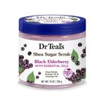 Dr.Teal's Shea Sugar Scrub Black Elderberry 538 gr Vücut Şeker Peelingi