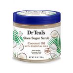 Dr.Teal's Shea Sugar Scrub Coconut Oil 538 gr Vücut Şeker Peelingi