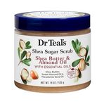 Dr.Teal's Shea Sugar Scrub Shea Butter Almond Oil 538 gr Vücut Şeker Peelingi