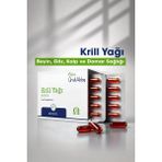 Dr. Ümit Aktaş Krill Yağı - 500MG - Kolin ve Astaksantin Içeren Okside Olmayan 60 Kapsül