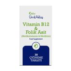 Dr. Ümit Aktaş Vitamin B12 Folik Asit 30 Tablet
