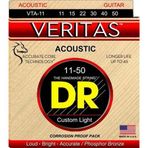 DR VTA-11 Veritas Akustik Gitar Teli (Custom Light 11-50)