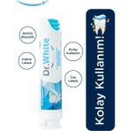 Dr. White Diş Macunu Beyazlatıcı Nane Aromalı 100 GR Kolay Kullanım Özelliği ile