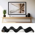 DRABPOI Ahşap Tahıl Duvar Kağıdı Bordürü - Çıkarılabilir PVC Su Geçirmez Soyma ve Çubuk Ayna Çerçeve Bordürü, Banyo Aynası Çerçeve Bordür Çıkartması Duvar Dekoru, Mobilya Tamir (4,72 inç × 32,8FT)