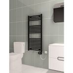 DRAD Bella Elektrikli Havlupan G:50 Cm Y:112 Cm Eht-lc Elektronik Termostat Siyah