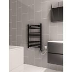 DRAD Bella Elektrikli Havlupan G:50 Cm Y:77 Cm Eht-dc Elektronik Termostat Siyah