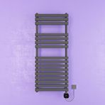 DRAD Datura Elektrikli Havlupan G:50 Cm Y:120 Cm Eht-ac Elektronik Termostat Antrasit