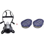 Drager Drager x Plore Yarım Yüz Maske 3300+ABEK Filtre+Ffp2 Filtre+Ped Kapağı - 1