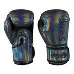 Dragon 30134-P Glossy Boks Eldiveni Parlak Gri Kick Boks Muay Thai Eldiveni (12 Oz)