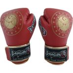 Dragon 30218-P Martina Federasyon Onaylı Muay Thai Müsabaka Eldiveni - 10 oz - Kırmızı