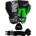 Dragon Attack 5 Boks Eldiveni Seti Boks Eldiveni Bandaj ve Dişlik 3’lü Set - 8 oz - Siyah