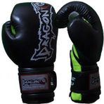 Dragon ATTACK Boks - Kick Boks - Muay Thai Eldiveni SİYAH (SİYAH, 10OZ)
