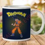 Dragon Ball And Pokemon Mashup Baskılı Kupa