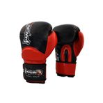 Dragon Carbon Siyah Kırmızı Muay Thai Boks ve Kick-Boks Eldiveni