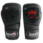 Dragon Do 30128 P Yakuza Kick Boks Eldiveni Muay Thai Boxing Gloves Siyah 10 Oz