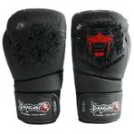 Dragon Do 30128 P Yakuza Kick Boks Eldiveni Muay Thai Boxing Gloves Siyah 12 Oz