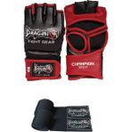 Dragon Do 30251 Mma Eldiveni ve Bandaj Seti - Gloves Giftoom Dövüş Sporları , Kickboks , Boks - Siyah