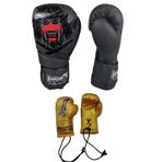 Dragon Do Yakuza Boks Kıck Muaythai Eldiveni Ve Maskot Anahtarlık Eldiven Siyah 10 Oz,TYBJ5KEZXWAVIASS63