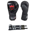 Dragon Do Yakuza Kick Boks Eldiveni Muay Thai Ve 3 5 Metre A3Store Kuru Kafa Bandajı Siyah 14 Oz