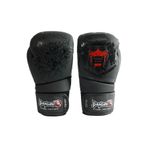 Dragon Do Yakuza Kick Boks Eldiveni Siyah Renk Cırtlı Model Angerfist 14 Oz