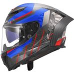 Dragon Karbon Trax Mavi Kask - XL
