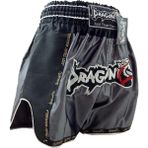 Dragon MT3075 Retro Muay Thai Şortu - L - Antrasit