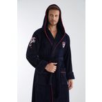 Dragon Nakış Triga Bukle Bambu Cotton Erkek Bornoz