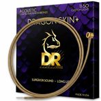 DRAGON SKIN+ - Kaplamalı Fosfor Bronz Akustik Gitar Telleri - DAP-11 - Rahat His ve Uzun Ömürlü Üstün Ses: Özel Işık 11-50